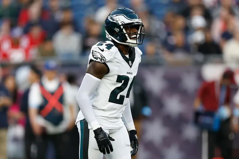 James Bradberry switched from cornerback to safety during the offseason and Tuesday learned he was one of 11 defensive backs to make the Eagles' initial 53-man roster.