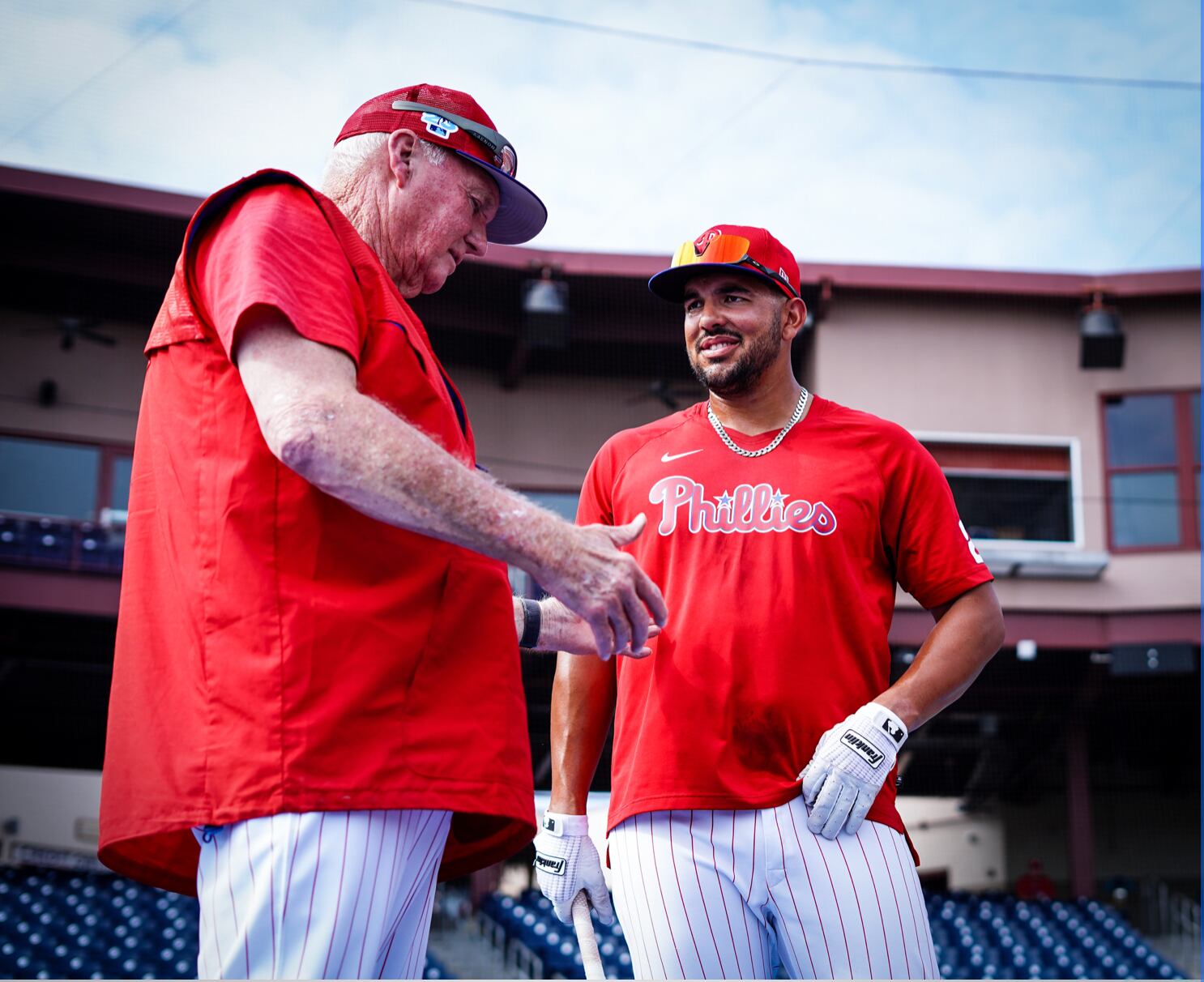 Philadelphia Phillies spring training: A day at the cage with Charlie Manuel