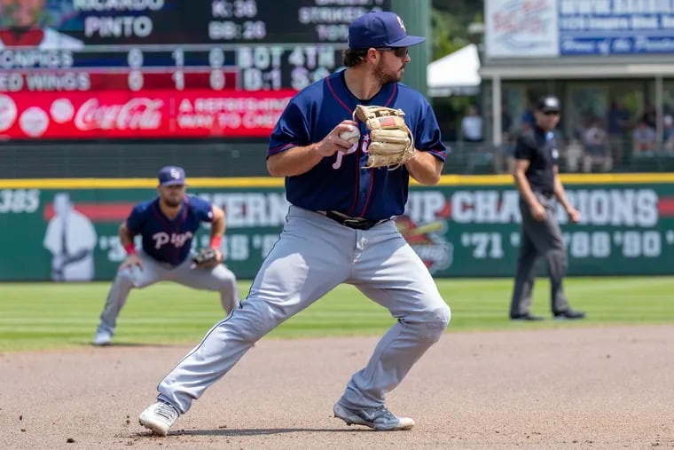 Buddy Kennedy is batting .295 and slugging .513 with 10 homers and a .910 OPS in 63 games at triple-A Lehigh Valley.