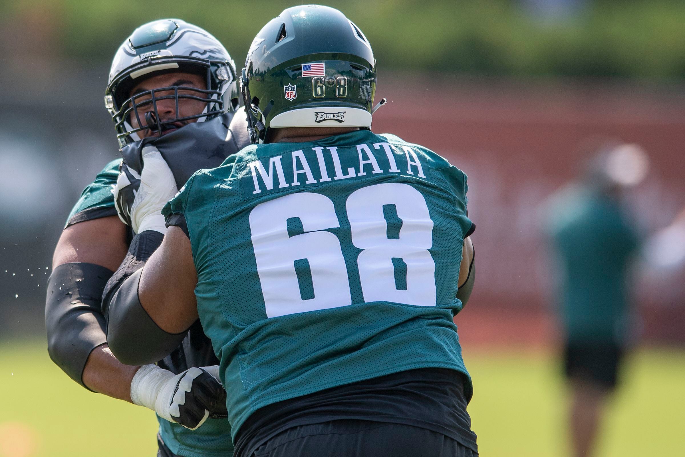 Jordan Mailata and Andre Dillard are both out with concussions