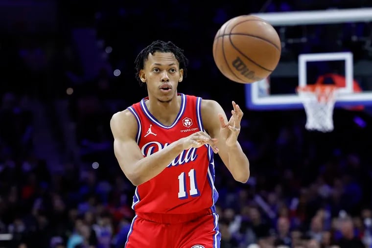 Jeff Dowtin Jr. averaged 4.3 points and 2.3 assists in 12 regular-season appearances for the Sixers last season.