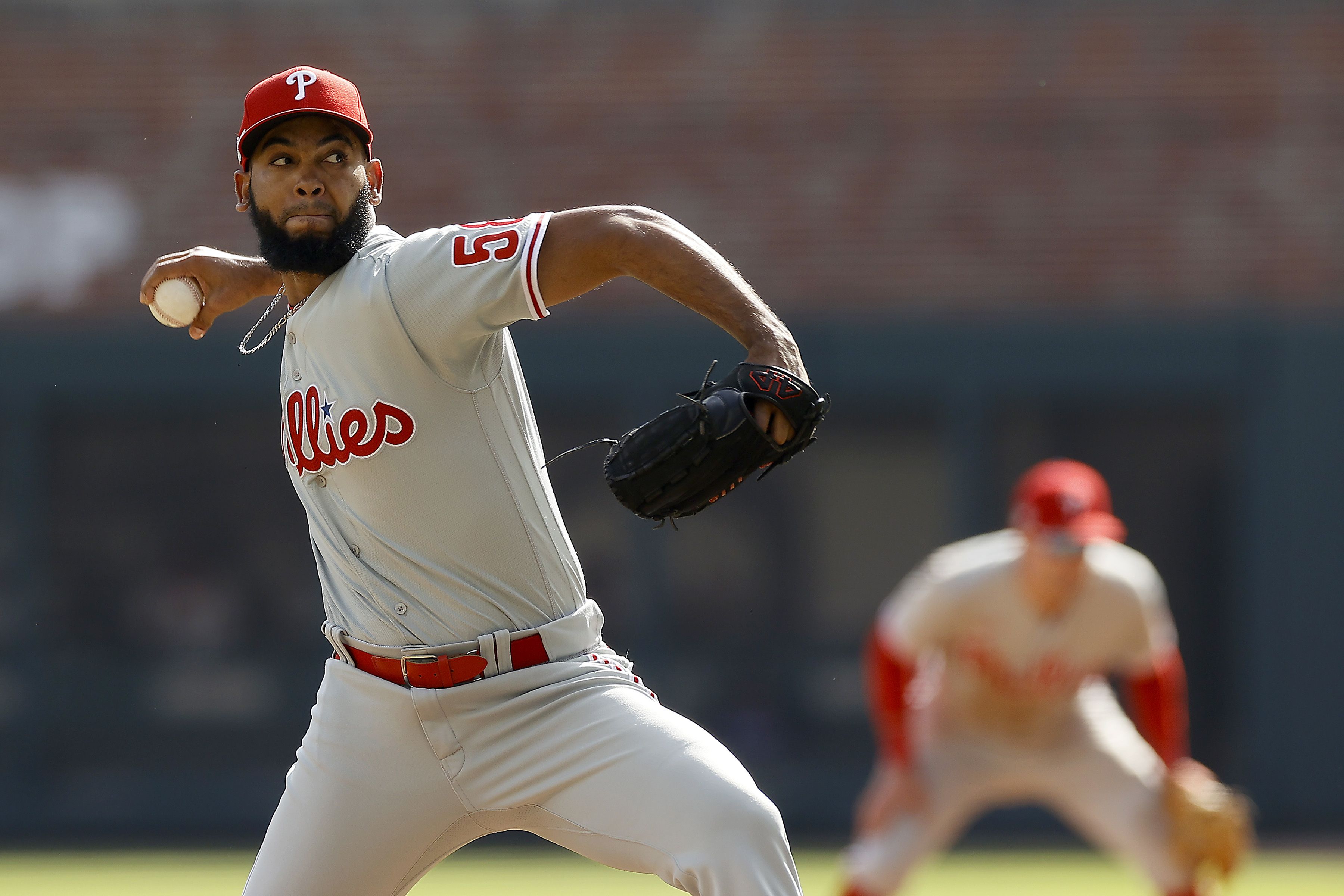 Phillies' Jose Alvarado on Braves' Guillermo Heredia chirping at him:  'Respect the game