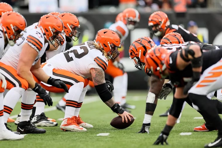When sports betting goes live in Ohio on Jan. 1, bettors will be able to wager on all in-state teams and players — from the NFL's Cleveland Browns (left) and Cincinnati Bengals (right) to universities like Ohio State, Akron and Toledo. (Photo by Andy Lyons/Getty Images)