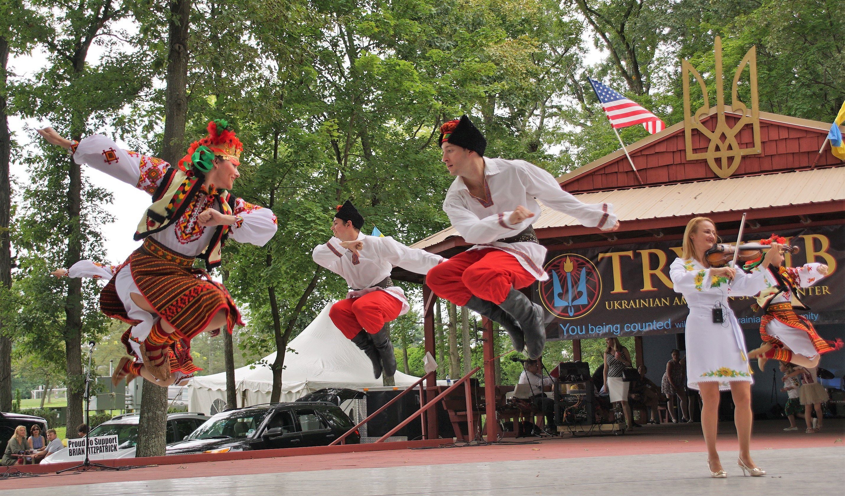 At this Philly-area Ukrainian Folk Festival, mad dance moves, pierogi,  beer, and heritage swirl together