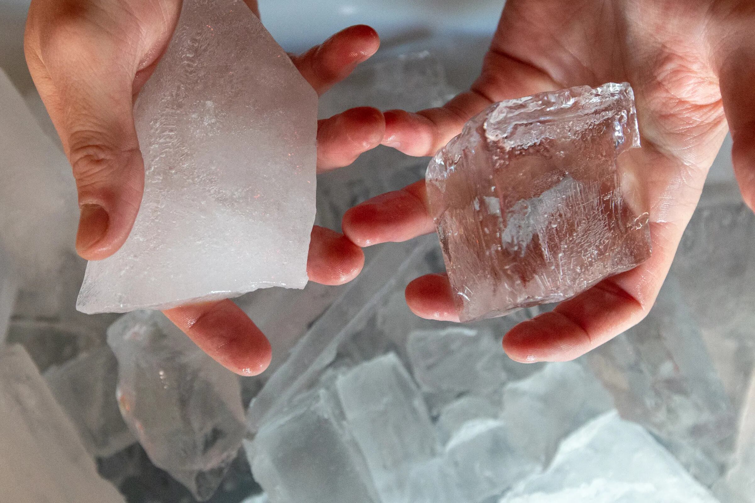 What is the Difference Between Clear and Cloudy Ice?