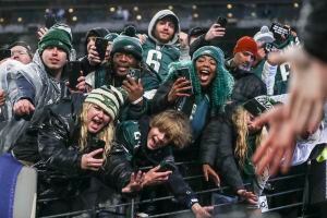 Eagles fans feasting on another win - WHYY