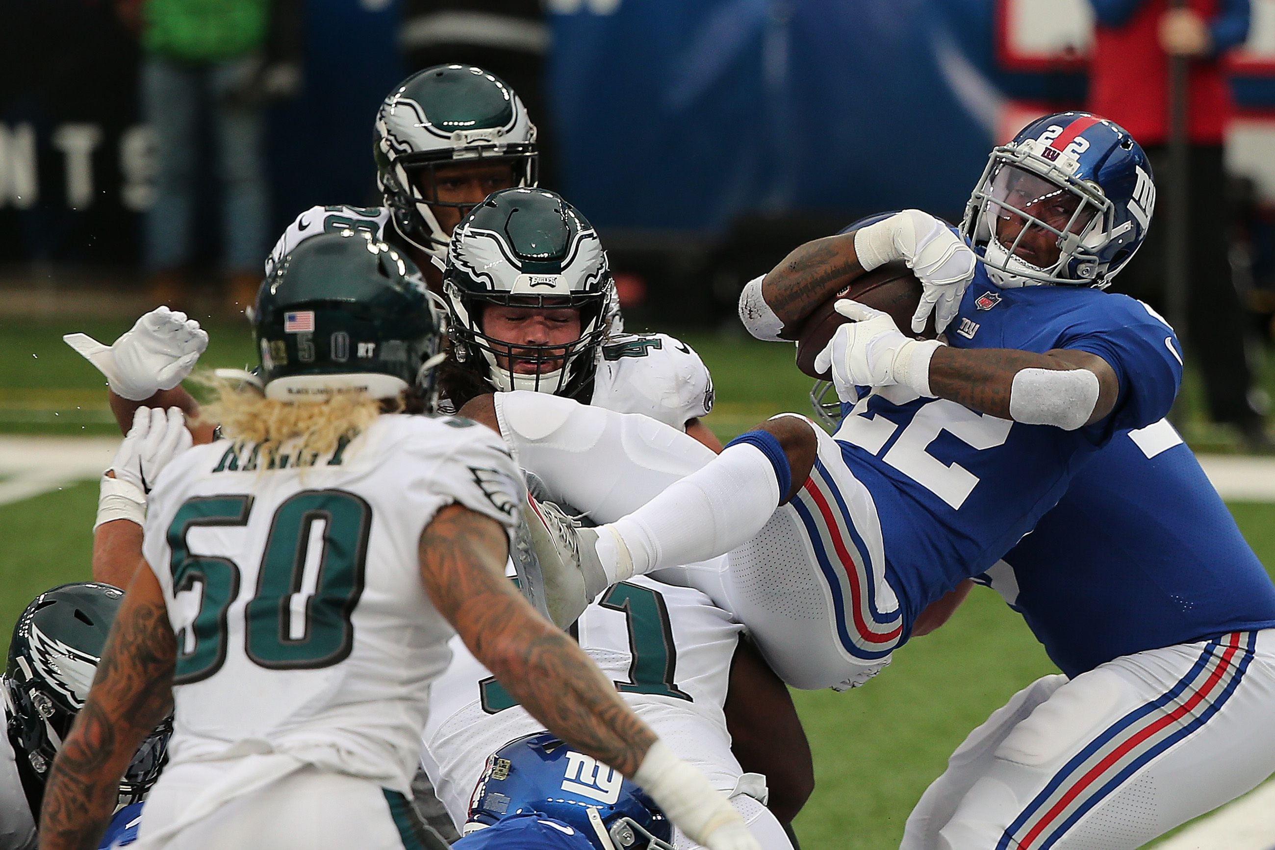 Philadelphia Eagles defense flounders, New York Giants best team in NFC East