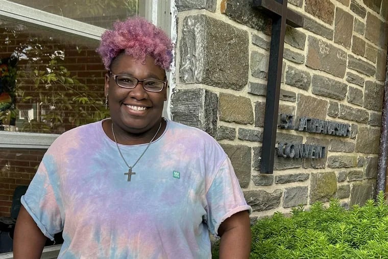 Shayla Whitmore recently completed the program at St. Joseph's House, where she lived for two years while studying at La Salle University.