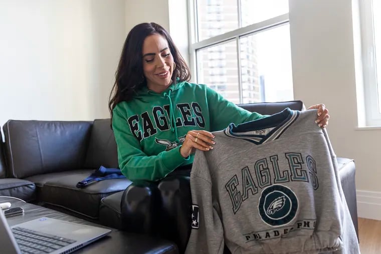 Meet the small business owners turning Eagles gear into one-of-kind fashion
