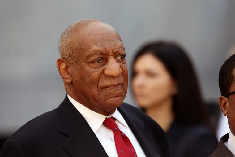 Comedian and actor Bill Cosby leaves Montgomery County Courthouse after being convicted of drugging and assaulting Andrea Constand.