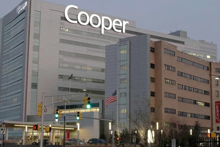 Cooper University Hospital, in Camden (ELIZABETH ROBERTSON / Staff Photographer)