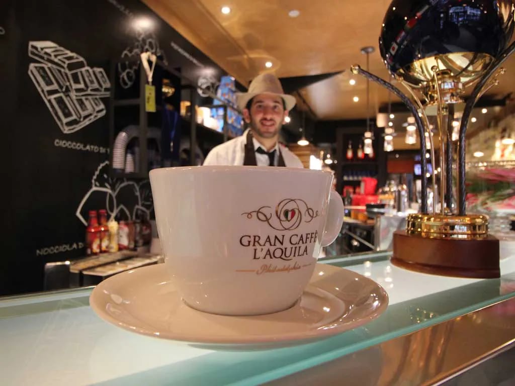 CAPPUCCINO CUP - GRAN CAFFE L'AQUILA LOGO – GranCaffeLAquila