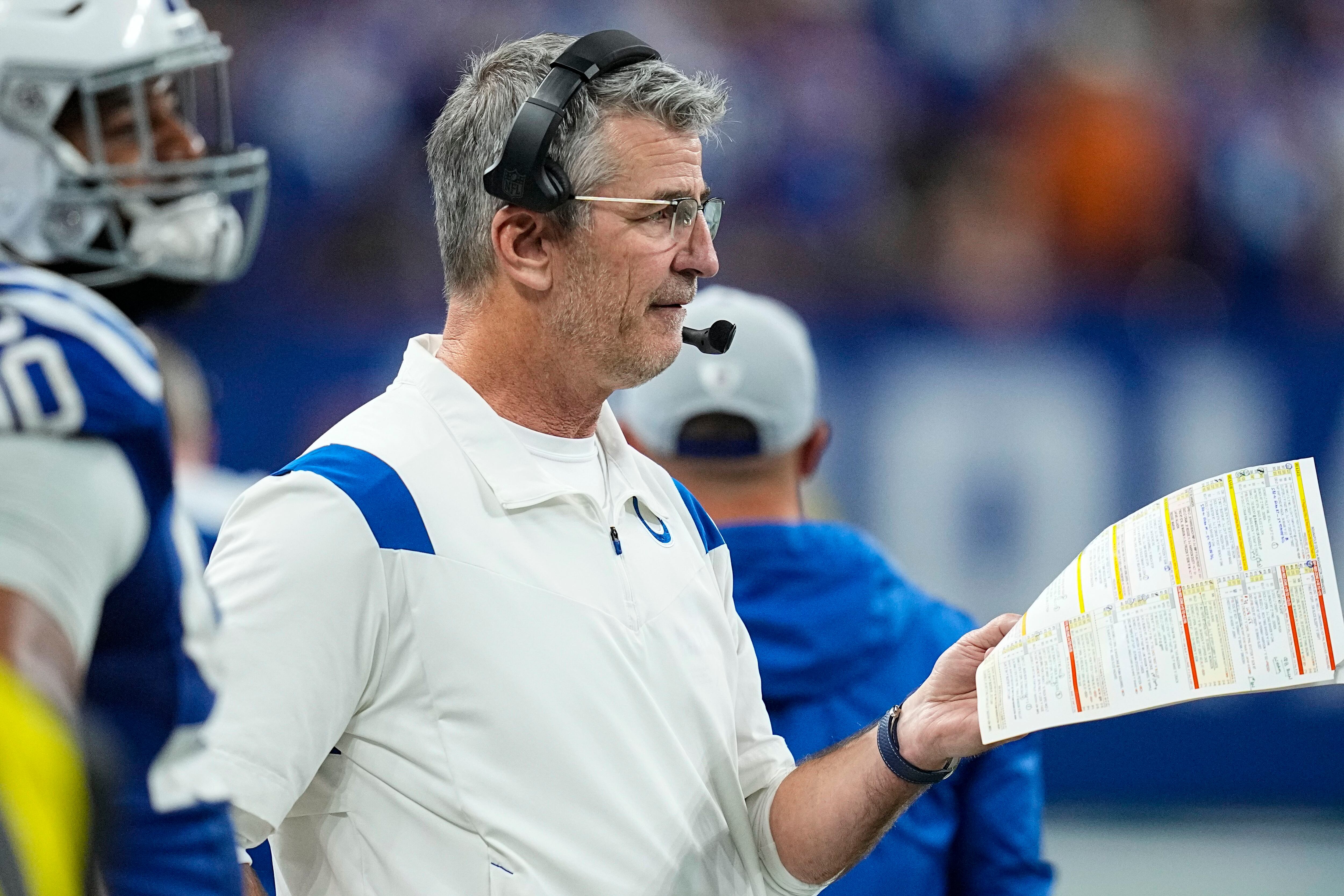 Reich fires offensive coordinator as Colts keep sputtering