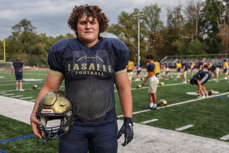 Andrew Brennan ate almost constantly to put on the weight necessary to be the center on the La Salle College High School football team.