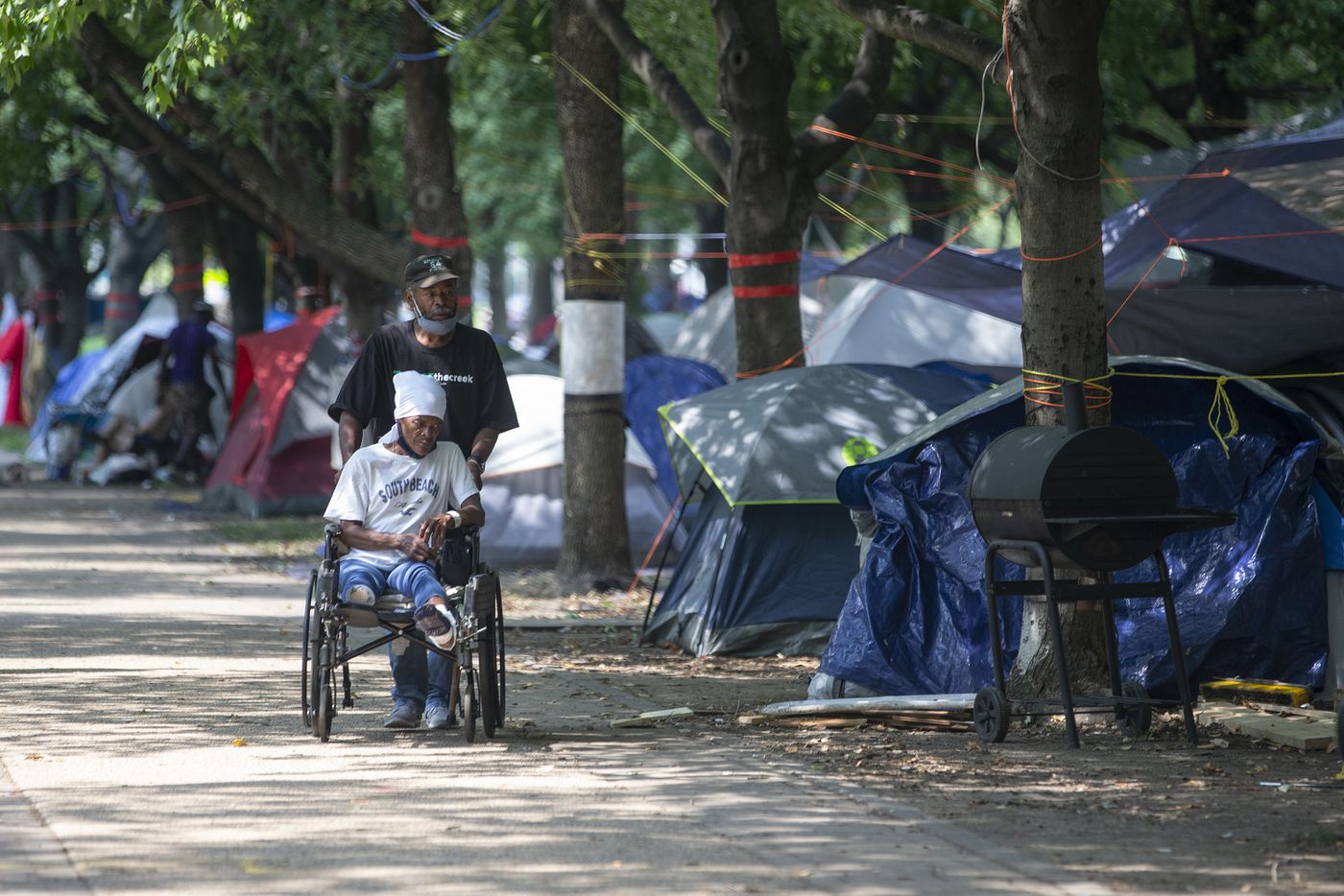 Philadelphia homeless encampment on Parkway must clear by Sept. 9