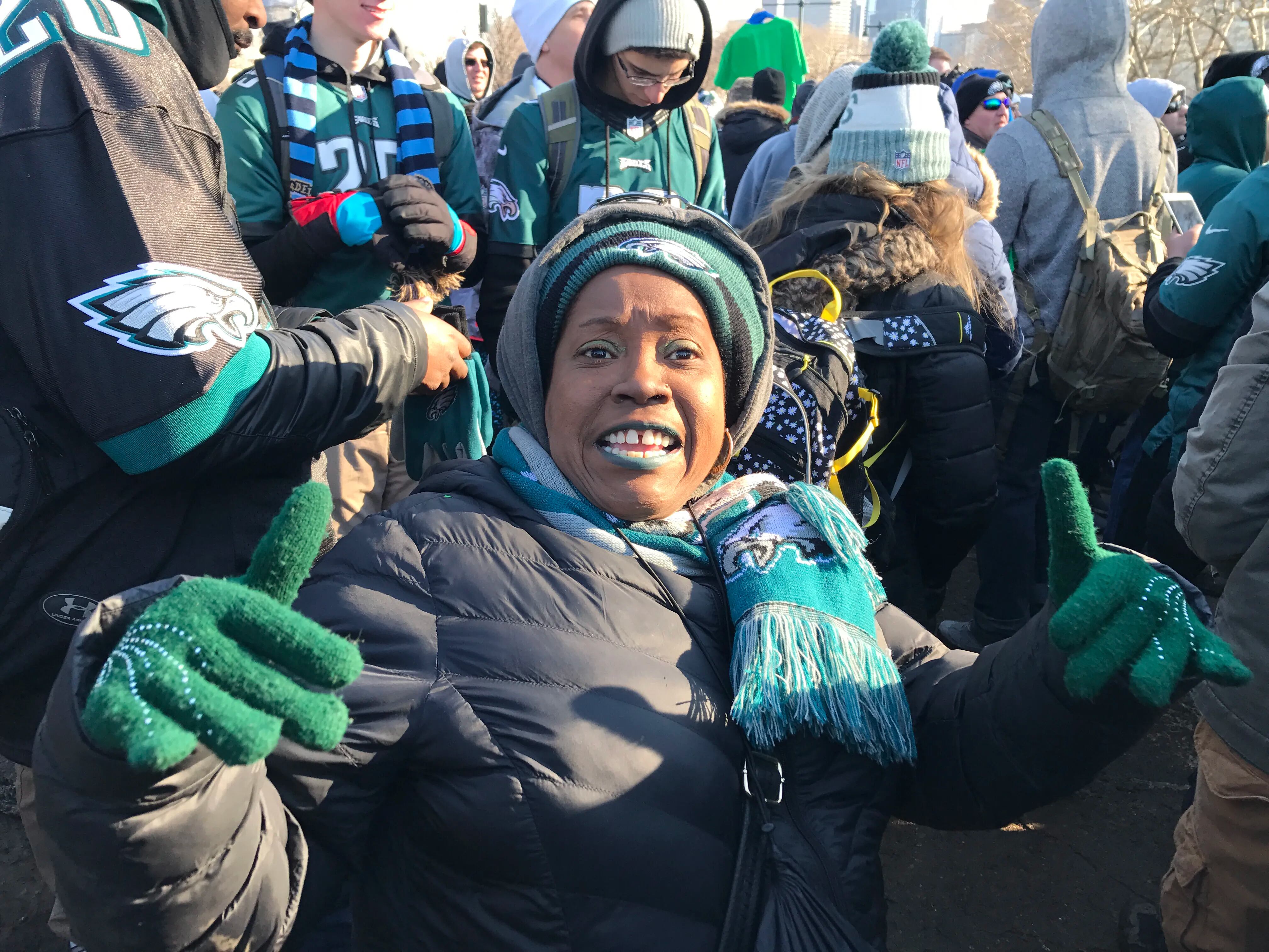 SEE IT: Eagles players are flaunting crazy outfits for Super Bowl parade  through Philadelphia – New York Daily News