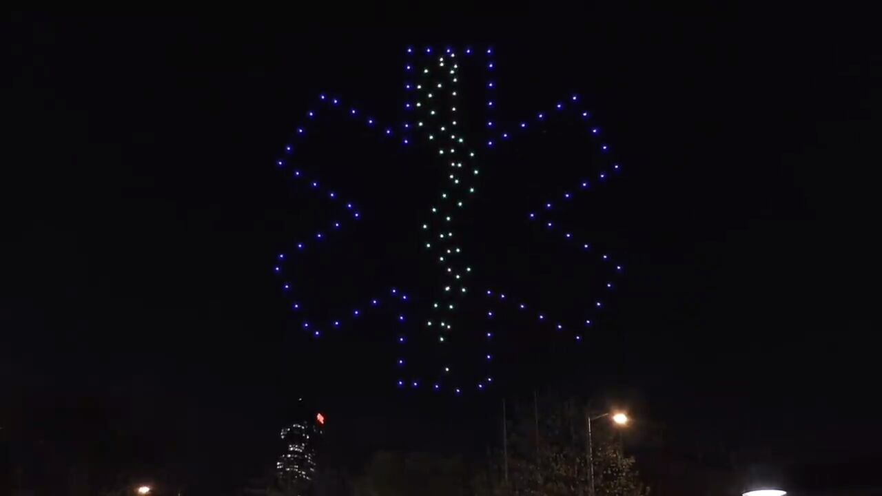 Verge Aero produces Philly light show