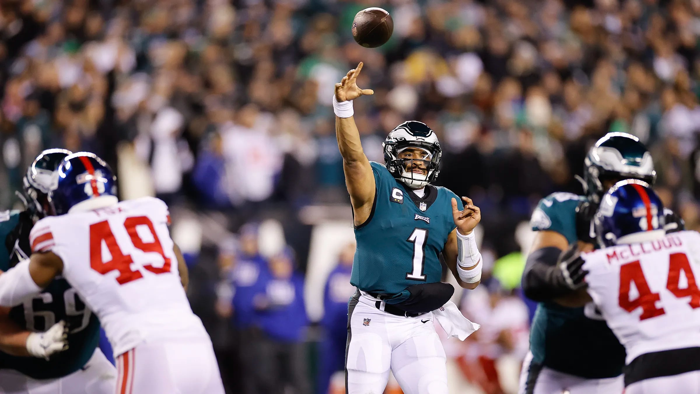 NFC Championship: Eagles cruise to Super Bowl over injury-riddled 49ers -  Chicago Sun-Times