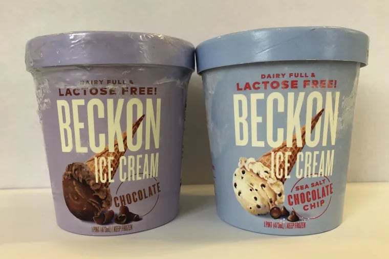 Beckon ice cream, sold at Whole Foods.