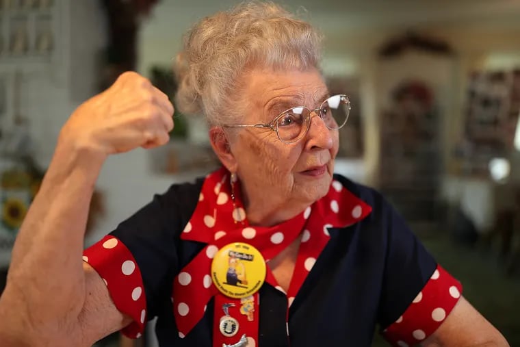An original Rosie the Riveter from Bucks vies for Congressional Medal,  remembering how she helped save the world
