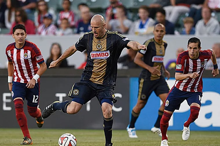 The Union's Conor Casey. (Kelvin Kuo/USA TODAY Sports)