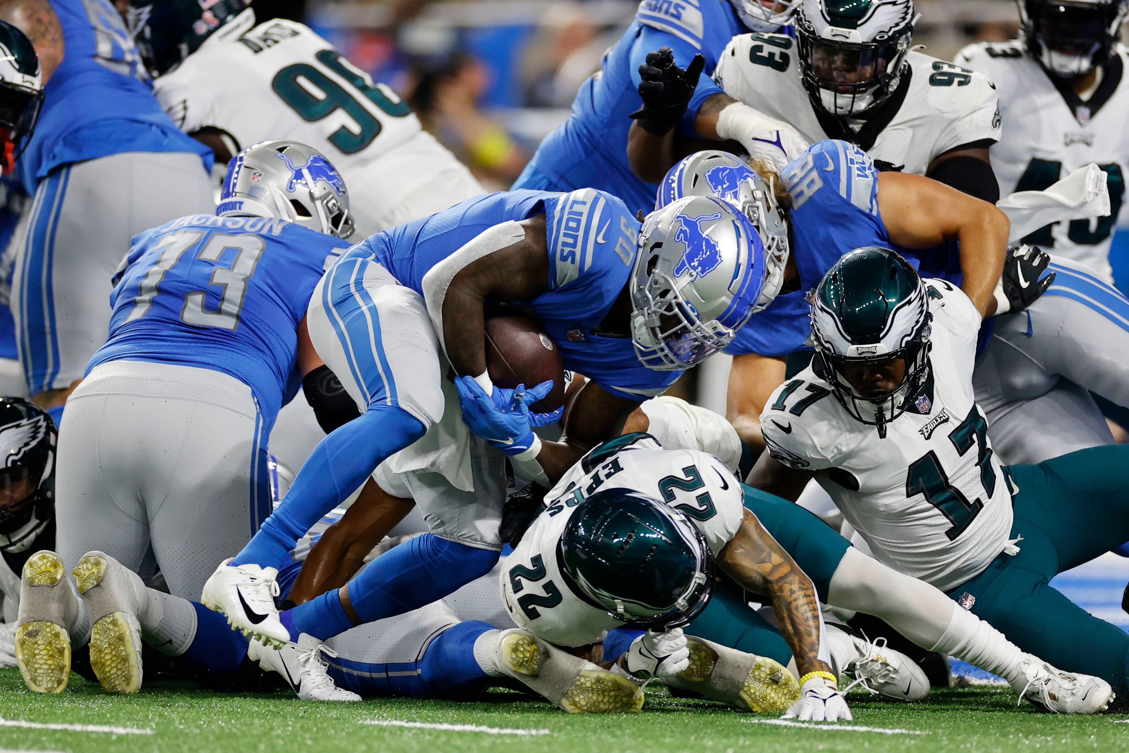 Lions' Tracy Walker ejected after dirty hit on Eagles QB Jalen Hurts, and  throwing punch after play