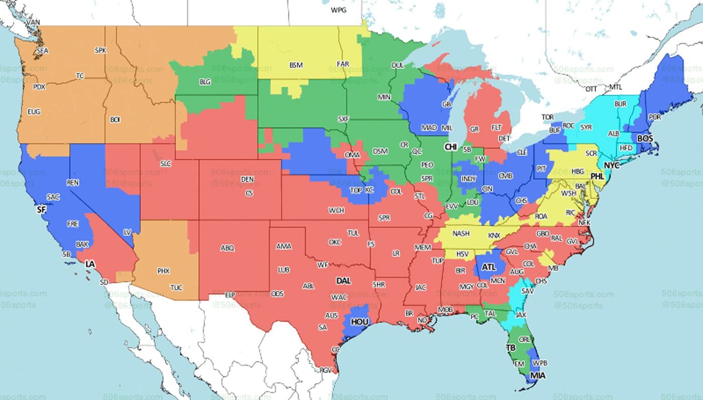 The 506 Nfl Maps Week 12