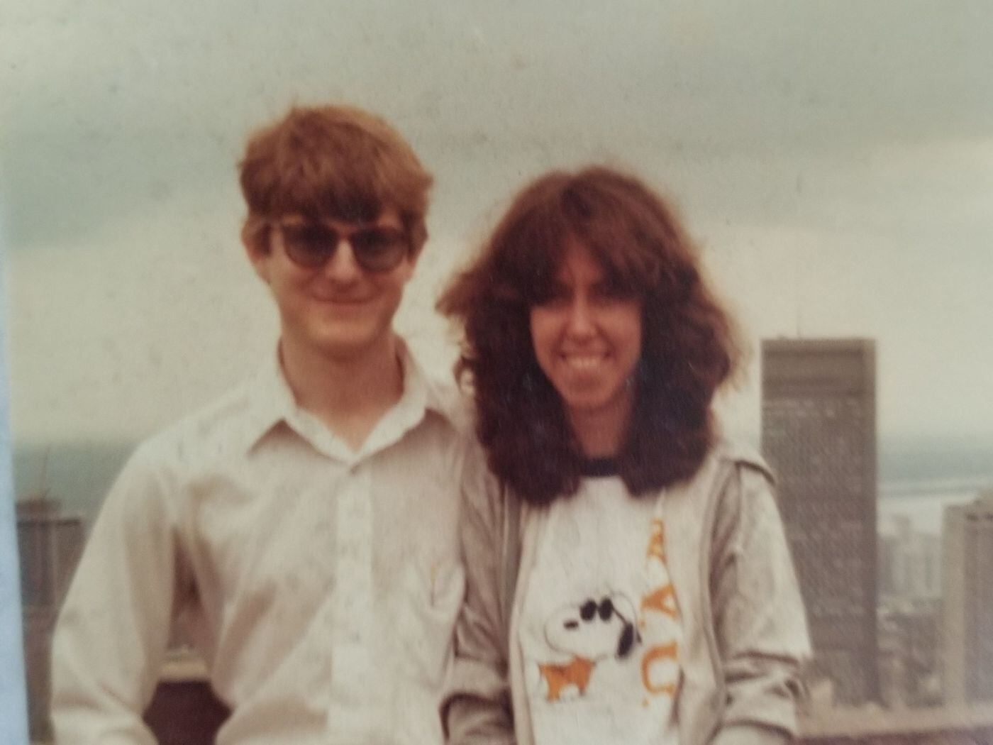 Stephanie and Fran Fedoroff on their first trip together, in Montreal.