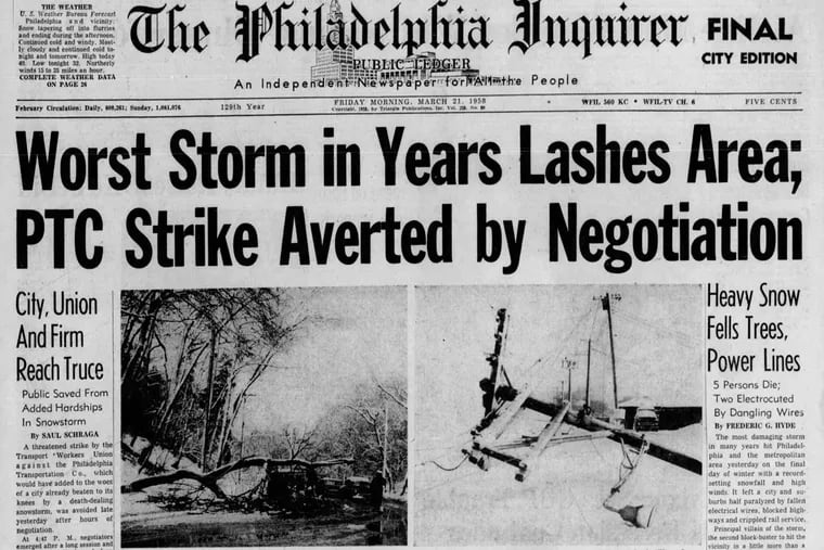 Our coverage of the 1958 Equinox Storm.