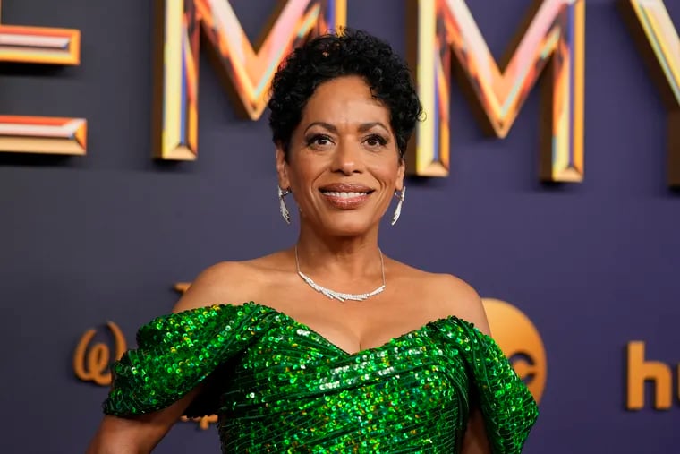 Liza Colón-Zayas arrives at the 76th Primetime Emmy Awards on Sunday, Sept. 15, 2024, at the Peacock Theater in Los Angeles. (AP Photo/Jae C. Hong)