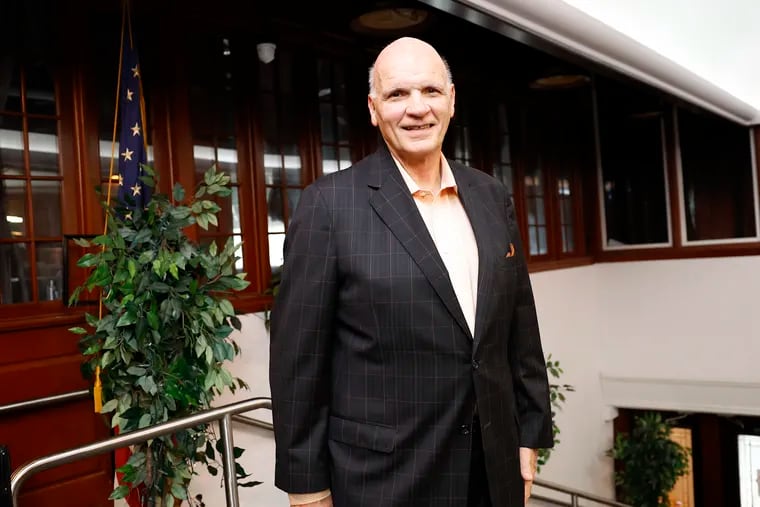 Phil Martelli during the Philadelphia Legacies’ Portrait and Community Awards event at the Calabash Banquet & Restaurant on Saturday.