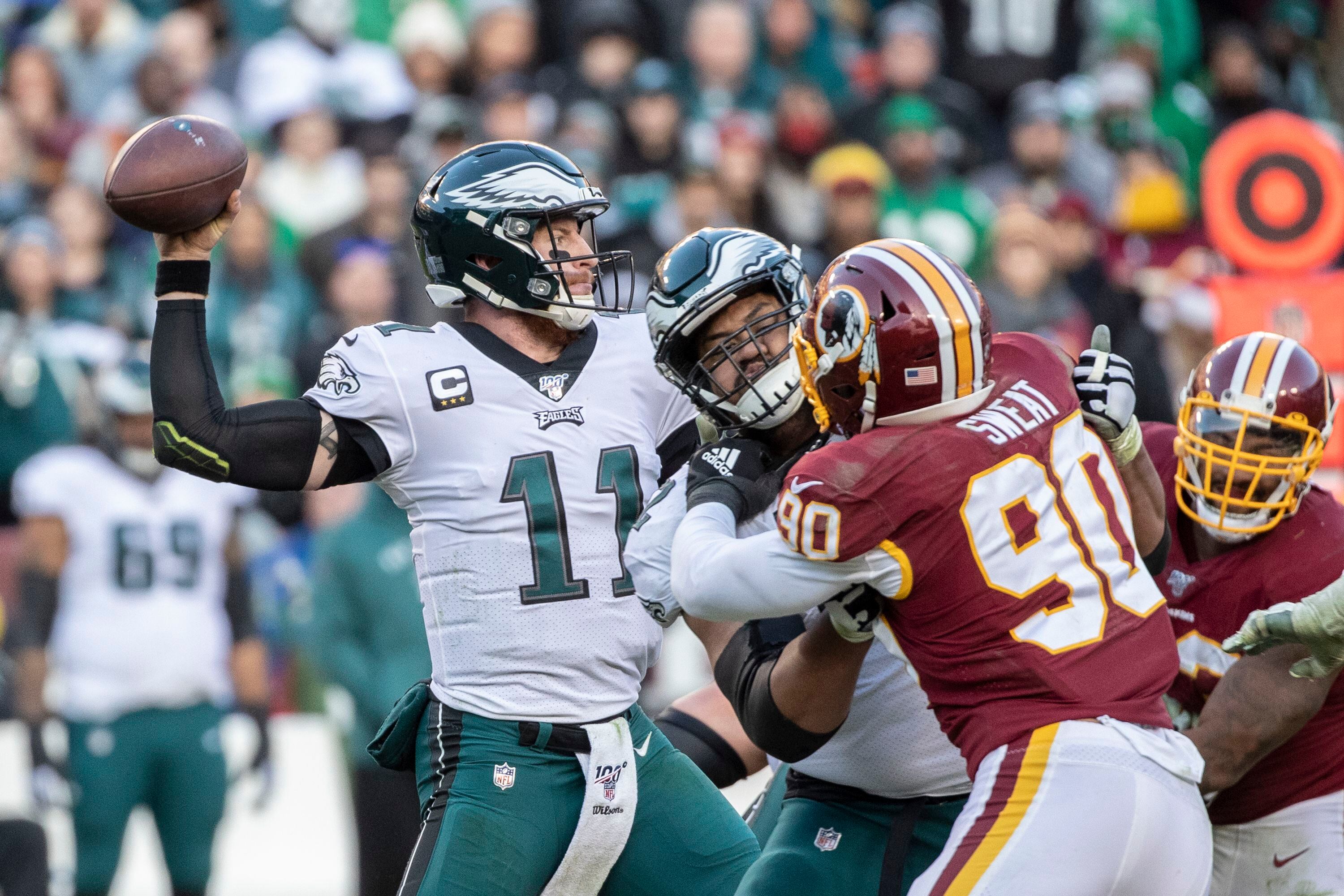 Eagles hold off Redskins 37-34 on a chaotic afternoon in Philly - NBC Sports