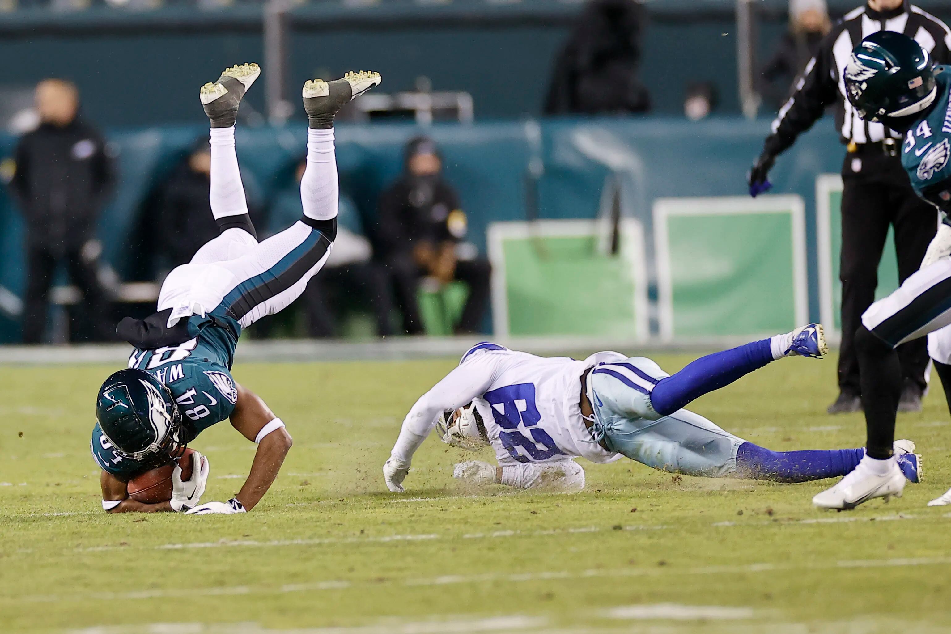 The Philadelphia Eagles were beat by the Dallas Cowboys, 51-26