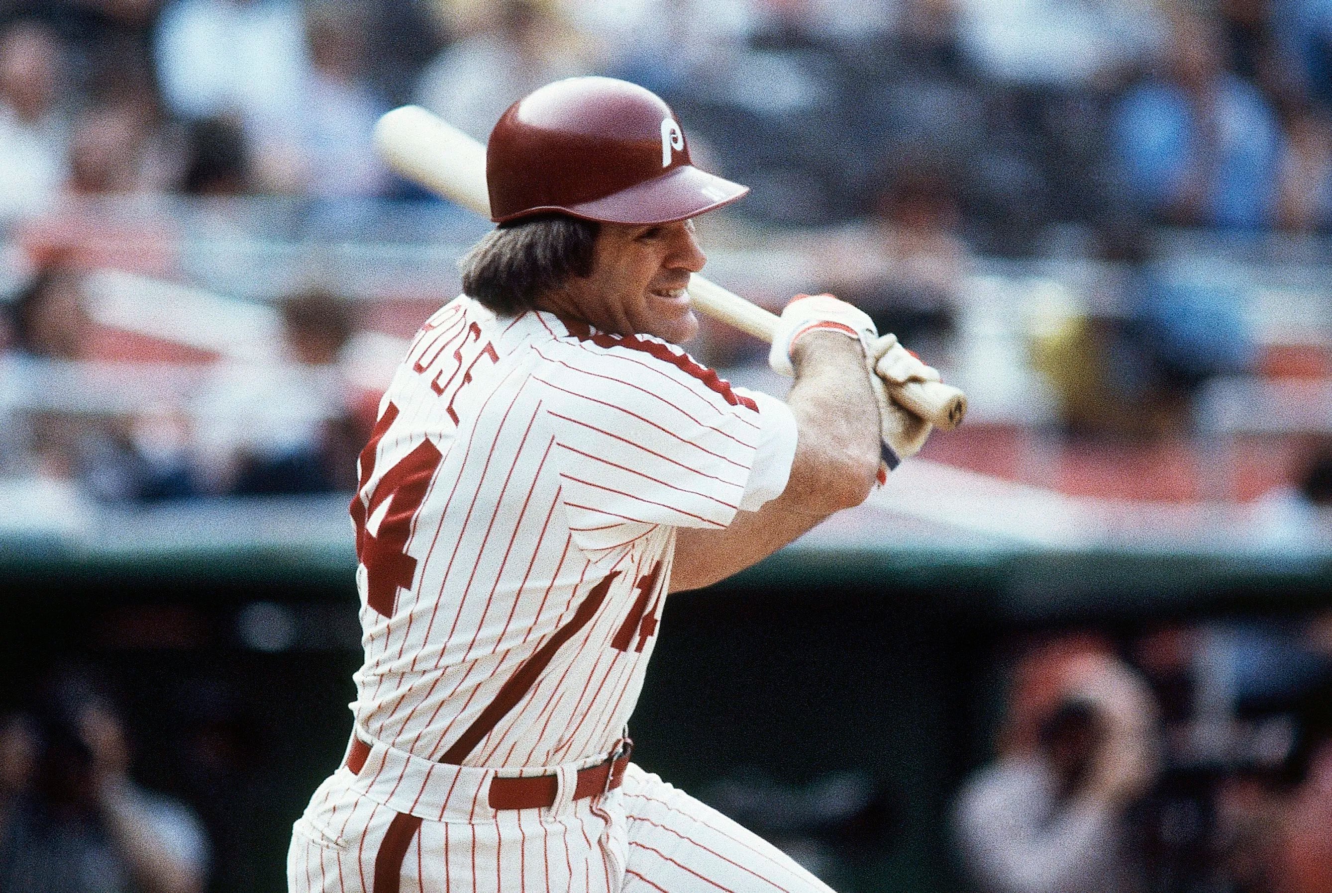 1980-83 Pete Rose Batting Practice Worn Philadelphia Phillies