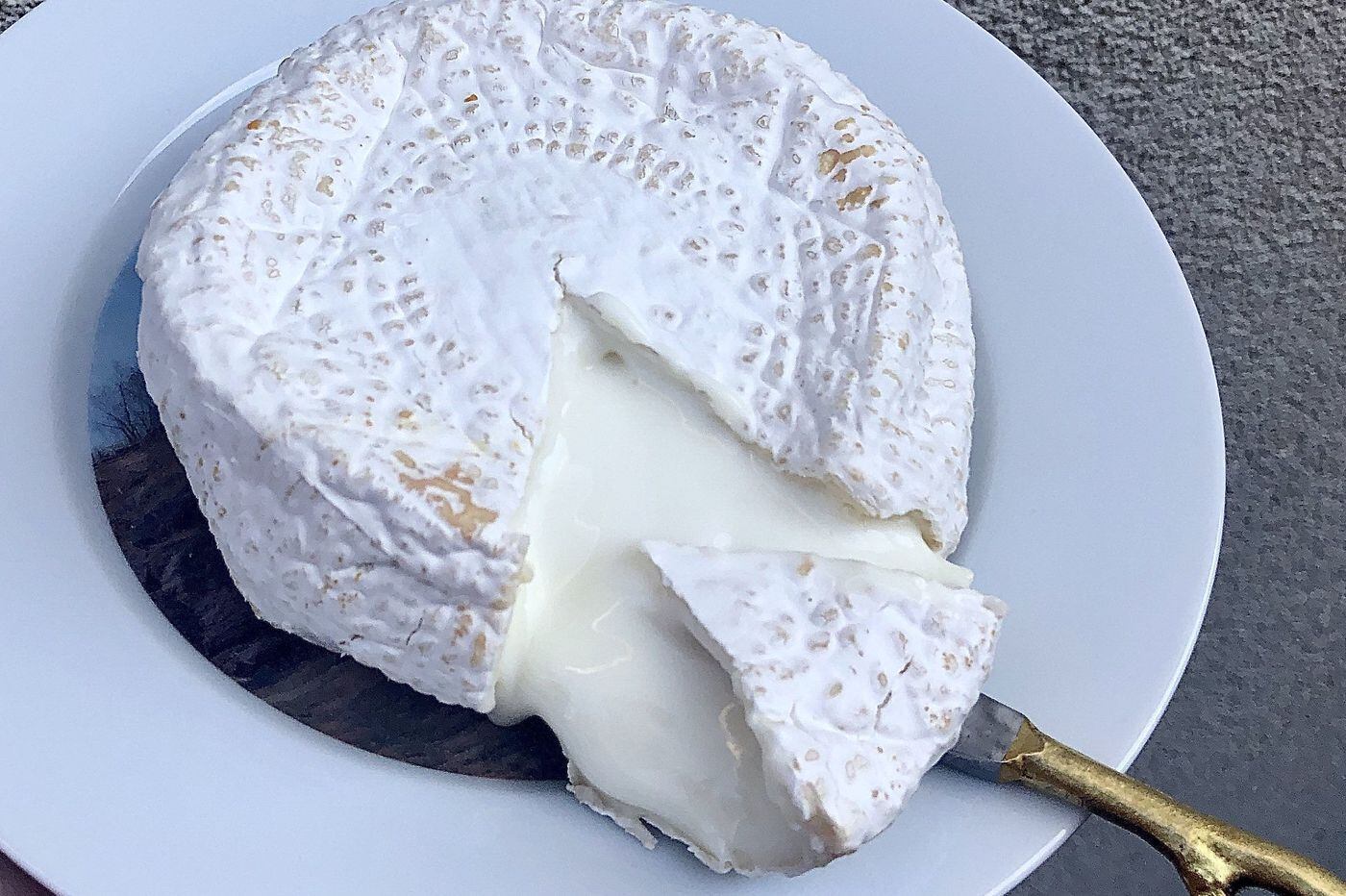 This goat’s milk Camembert shines best when ripe