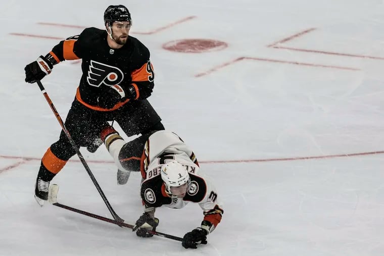 Philadelphia Flyers Ivan Provorov warm up worn Hockey Fights Cancer jersey  w/ COA Adidas 56 $600
