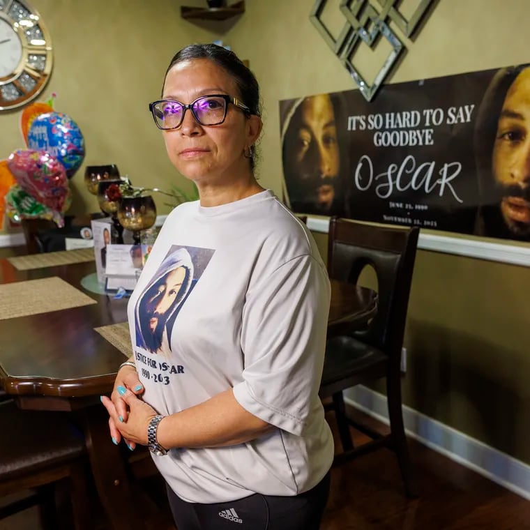 Jannette Santiago, of Northeast Philadelphia, lost her son Oscar Santiago Drew, 33, to gun violence. When the authorities closed their investigation into his suspected killer, no one bothered to tell her about it.