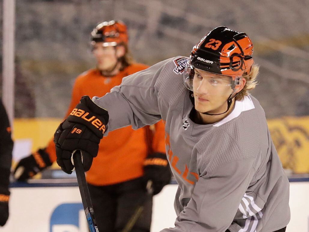 Flyers Forward Oskar Lindblom Gets Back on the Ice Amid Cancer Battle -  SurvivorNet
