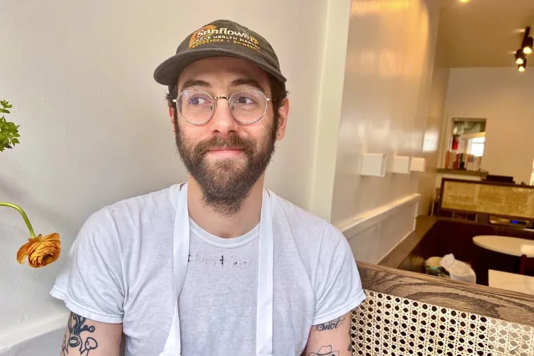 Chef Aaron Randi at Illata, 2241 Grays Ferry Ave., on April 27, 2023.