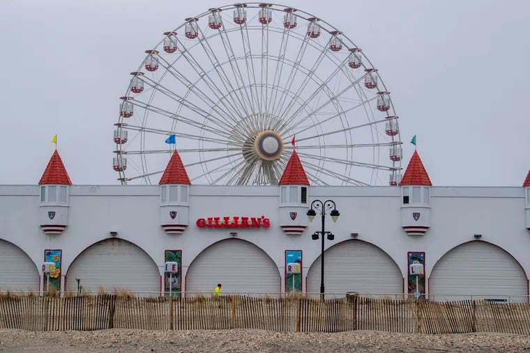 Gillian’s Wonderland Pier is shown in 2021., in Ocean City, N.J. Gillian’s on the Ocean City Boardwalk is ordered up for auction after being greatly affected by the COVID-19 shutdown and restrictions.