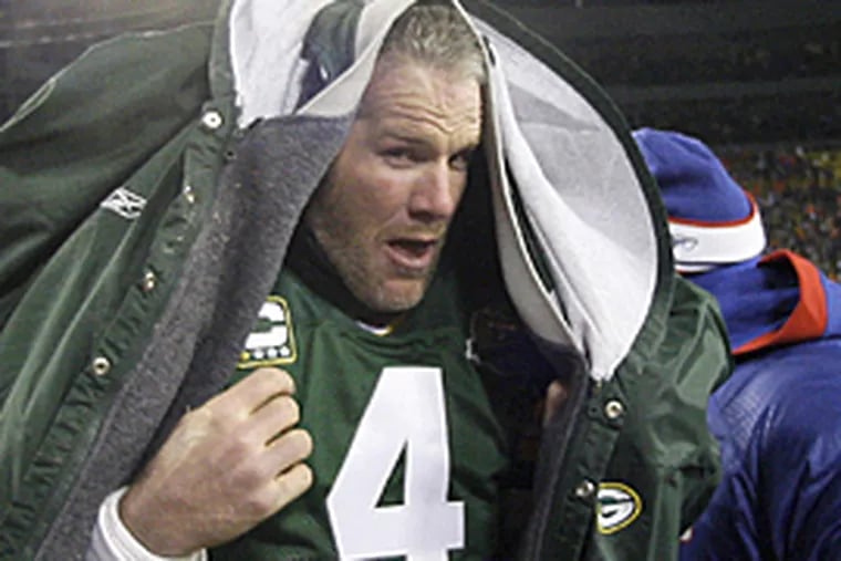 Was NFC championship loss Brett Favre's last game?