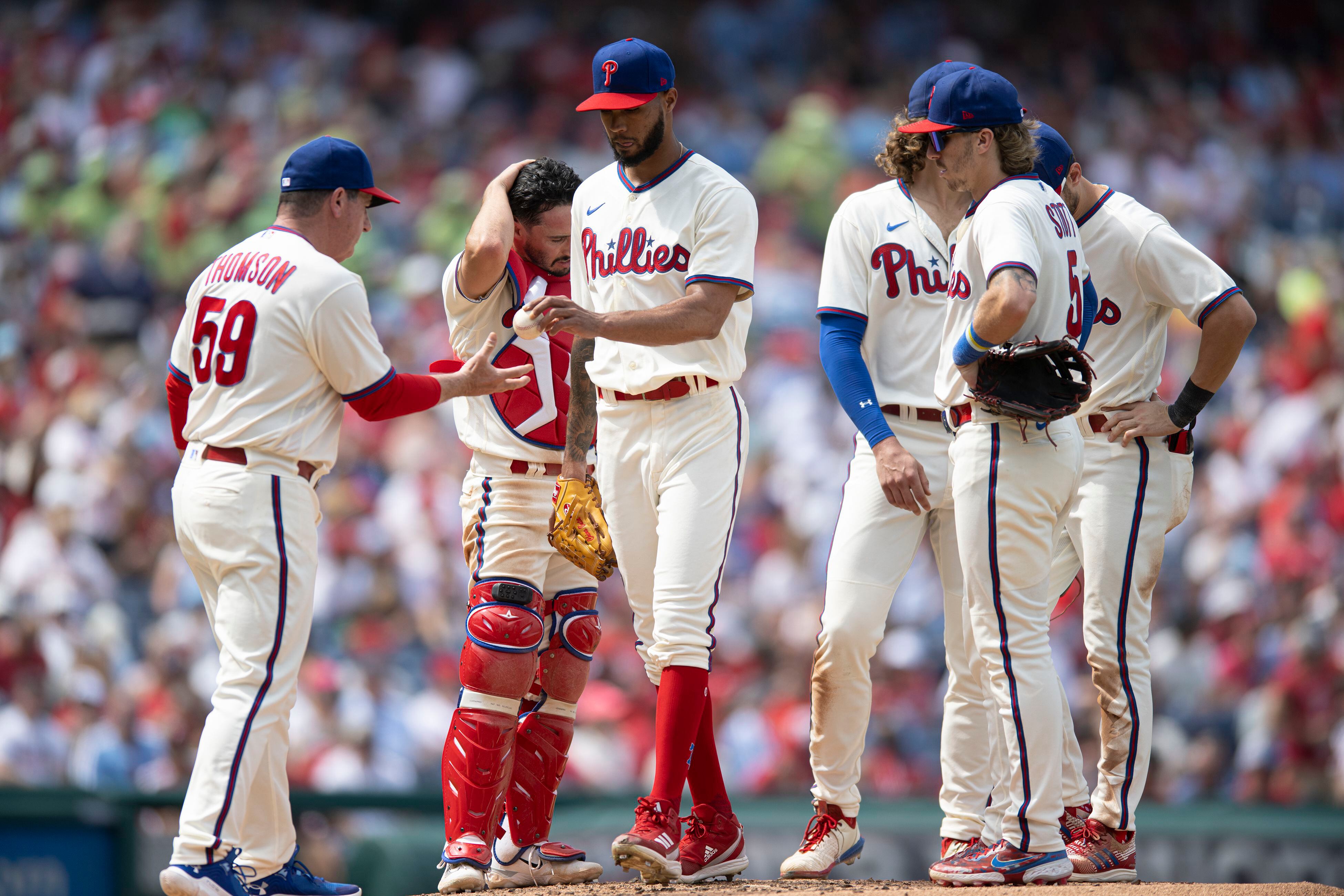 Harper's 300th home not enough as Angels rally to beat Phillies 10