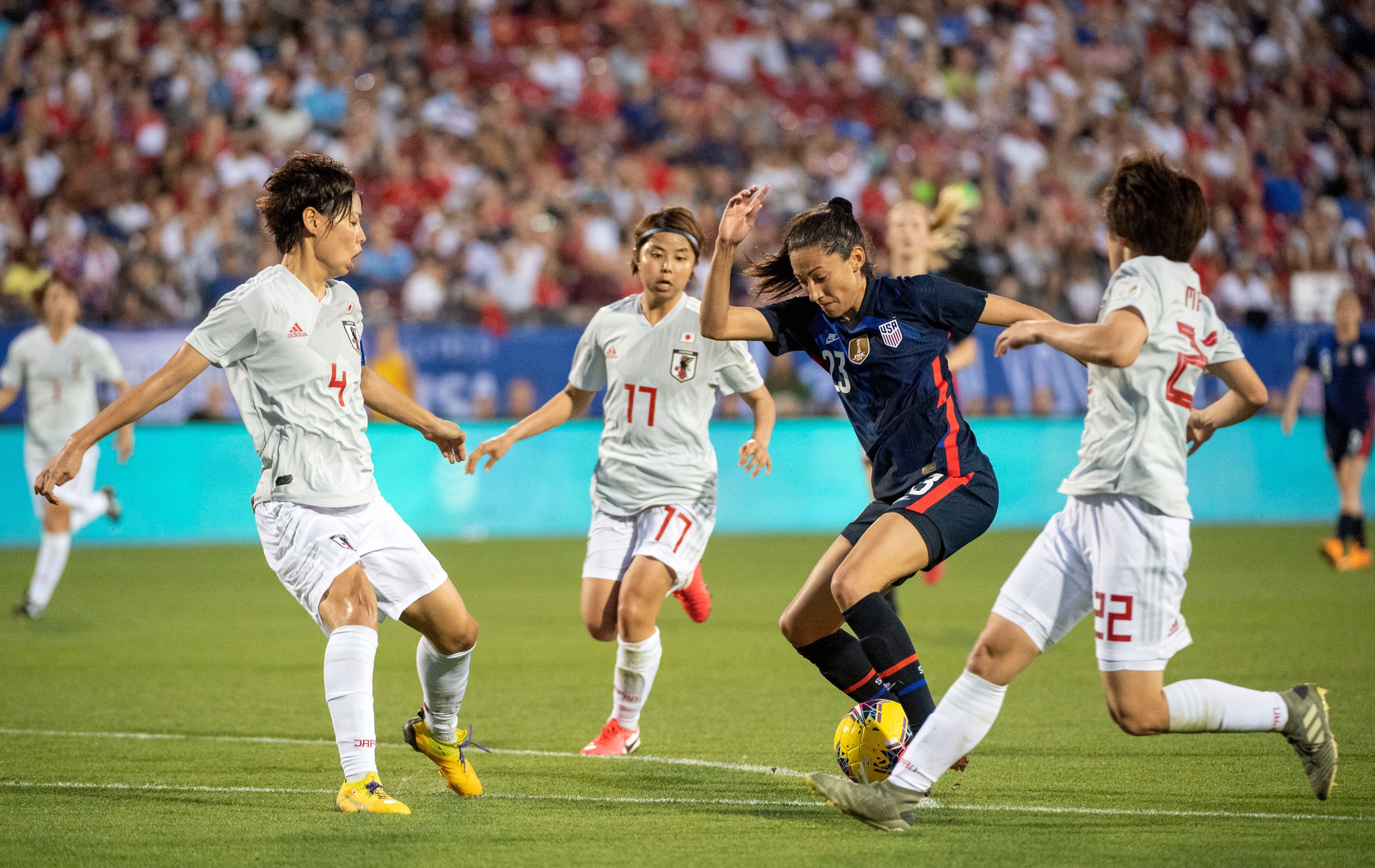 U.S. women's soccer team shuts down Japan in Cleveland