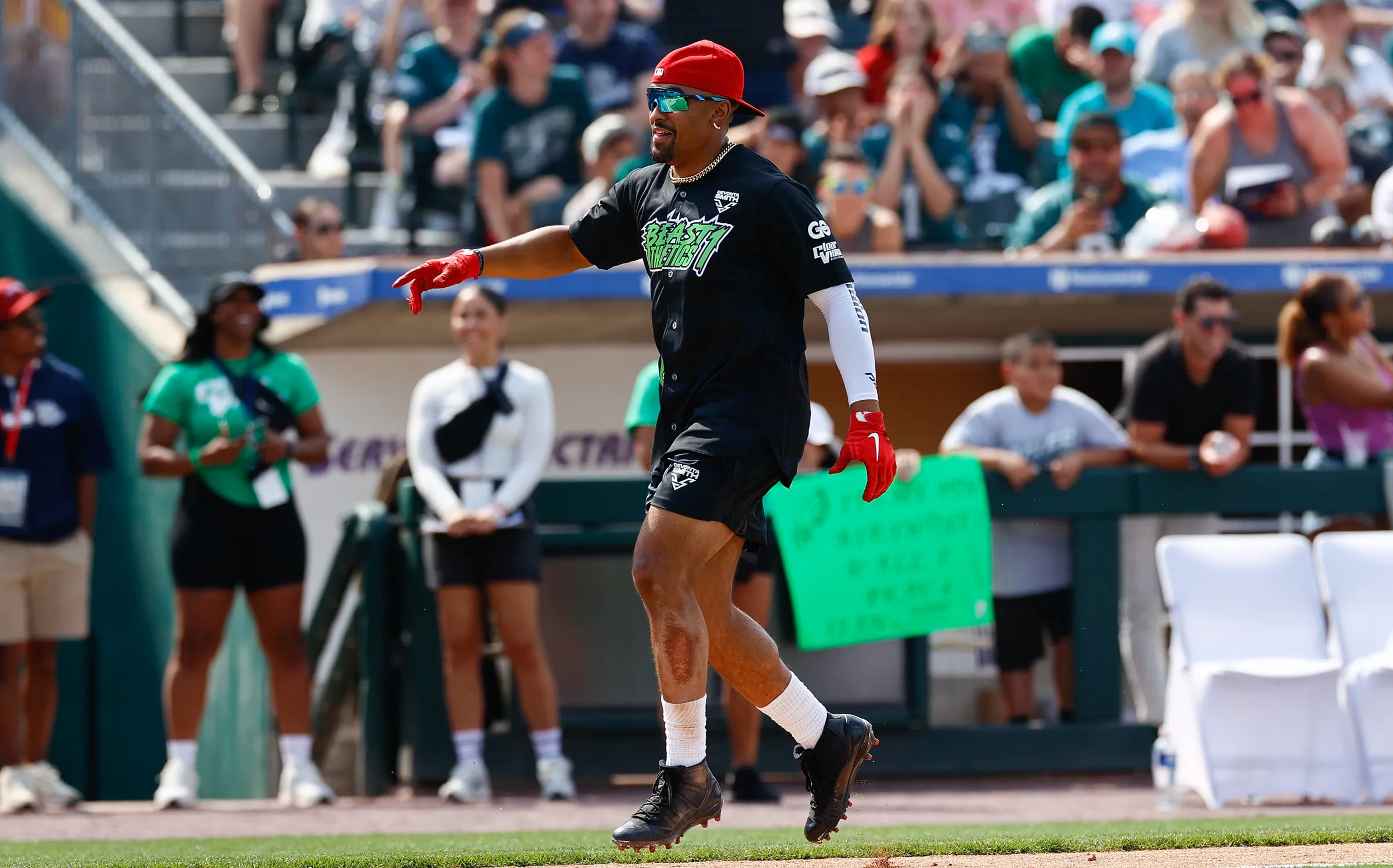 Star-studded rosters for DeVonta Smith's Celebrity Softball Game to include  Saquon Barkley, Jalen Hurts, more 
