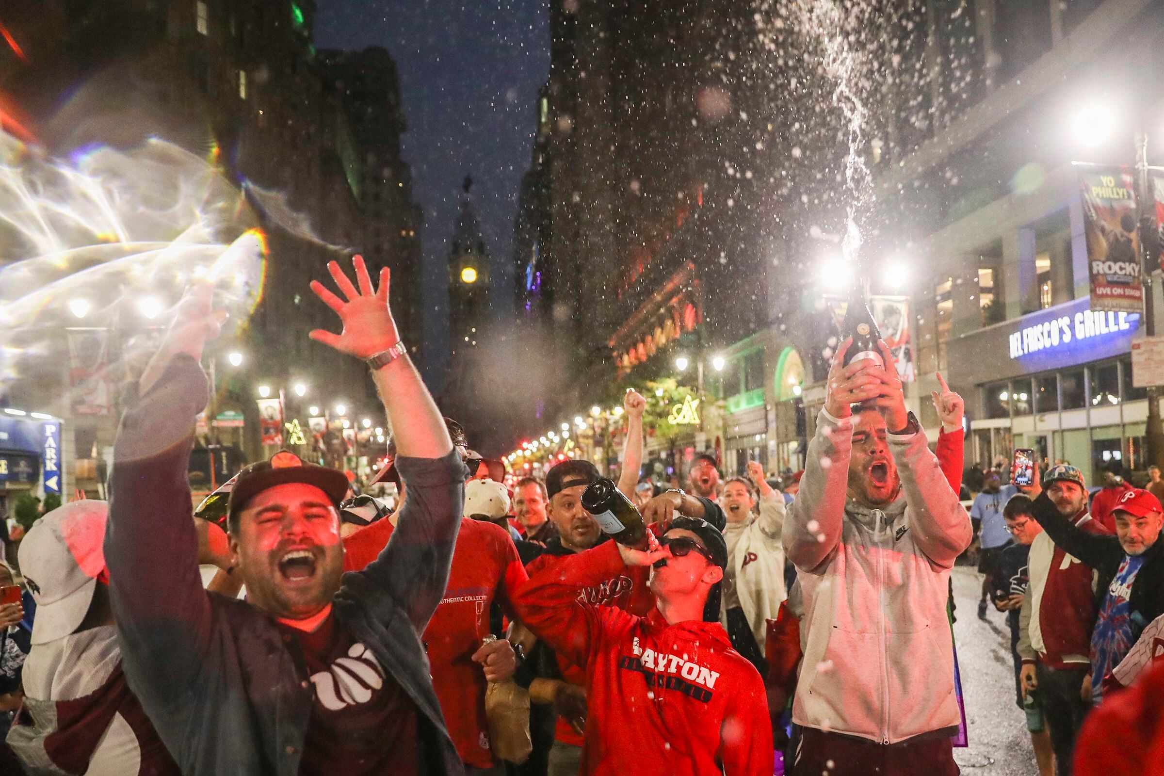 Philadelphia preps for partying should Phillies clinch World