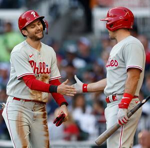 Phillies' Bryce Harper was 'just taking a chance,' and it turned into a  historic, series-tying double play for Braves