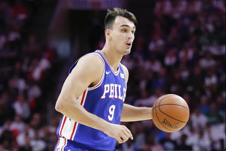 Sixers forward Dario Saric had a rough outing the other night.