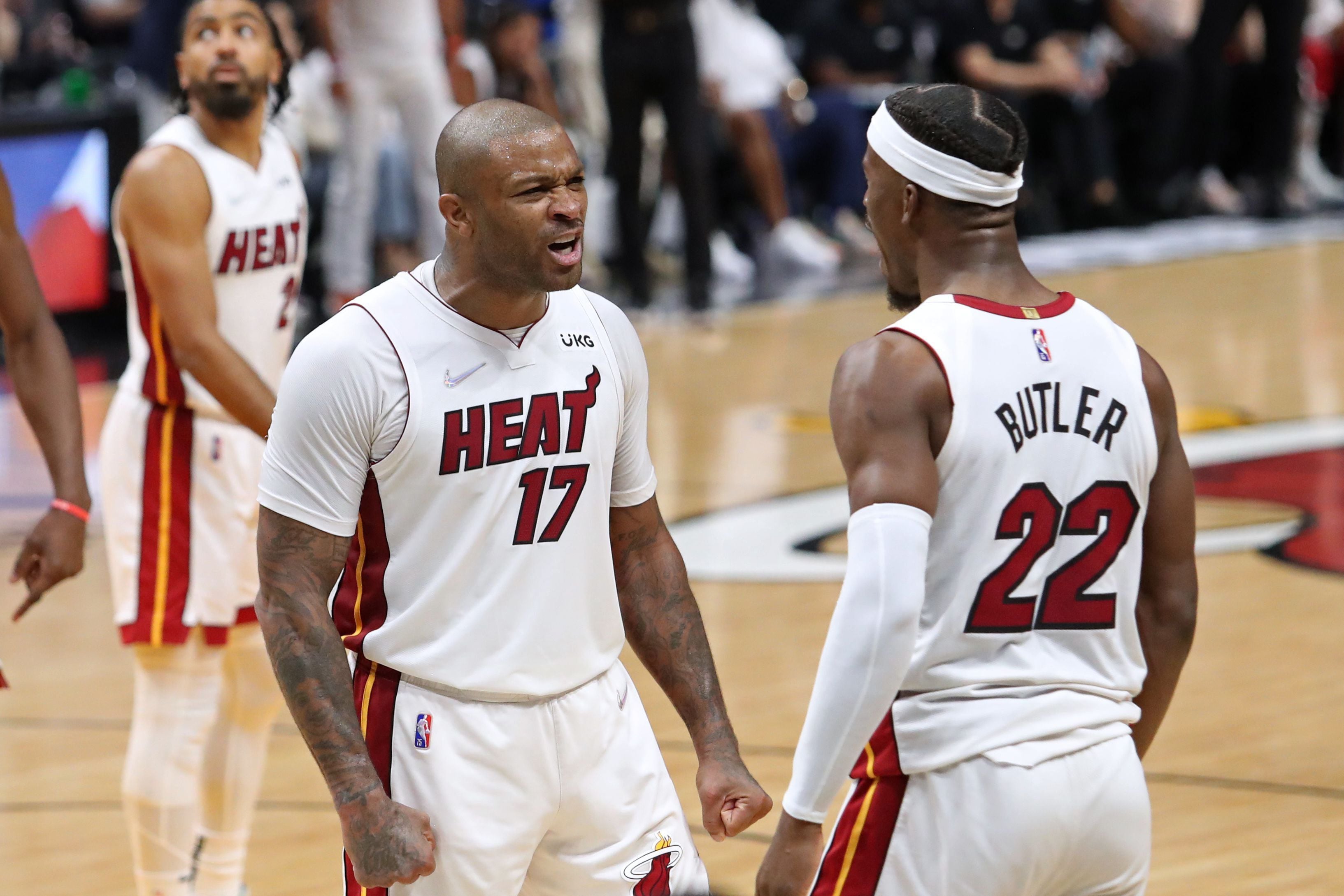 What is UKG on Heat jerseys? Explaining the NBA uniform sponsor patches on  Miami's jersey
