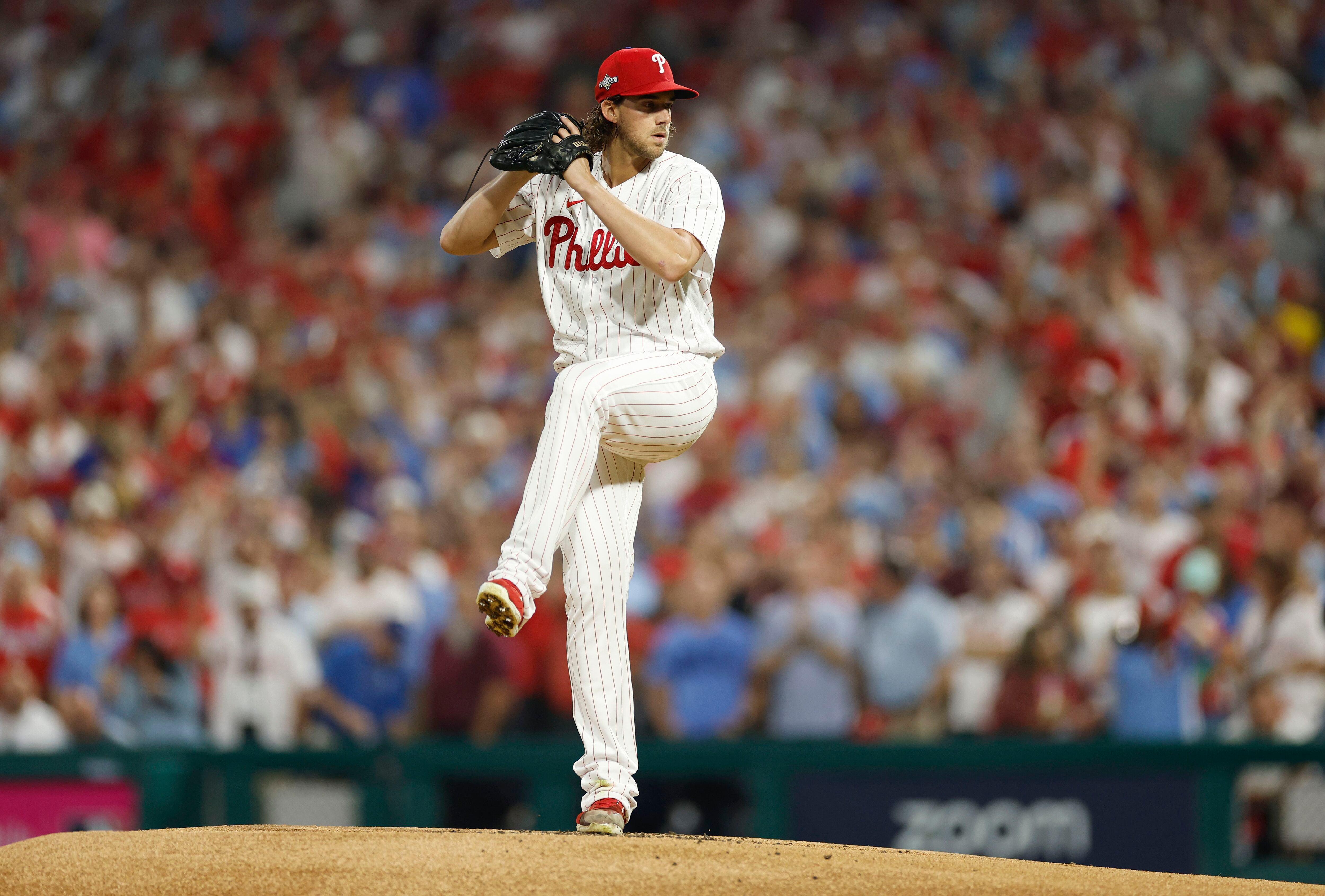 Spencer Strider of the Atlanta Braves looks on during the fourth News  Photo - Getty Images