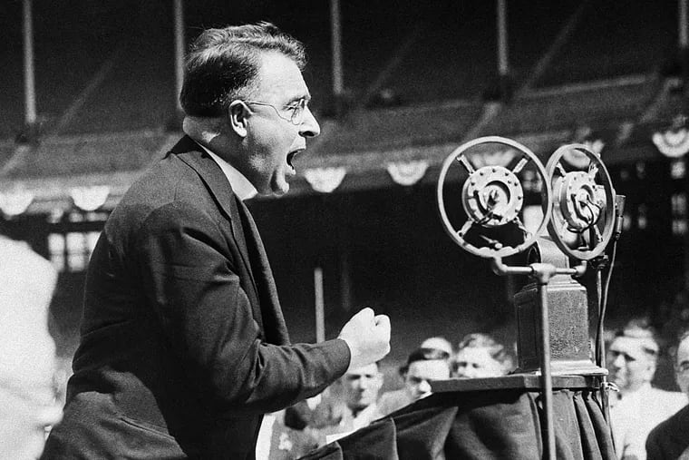 Father Charles Coughlin used the radio as a political tool during the Great Depression to lash out against President Roosevelt for being too cozy with the banks and Federal Reserve. Sound familiar?